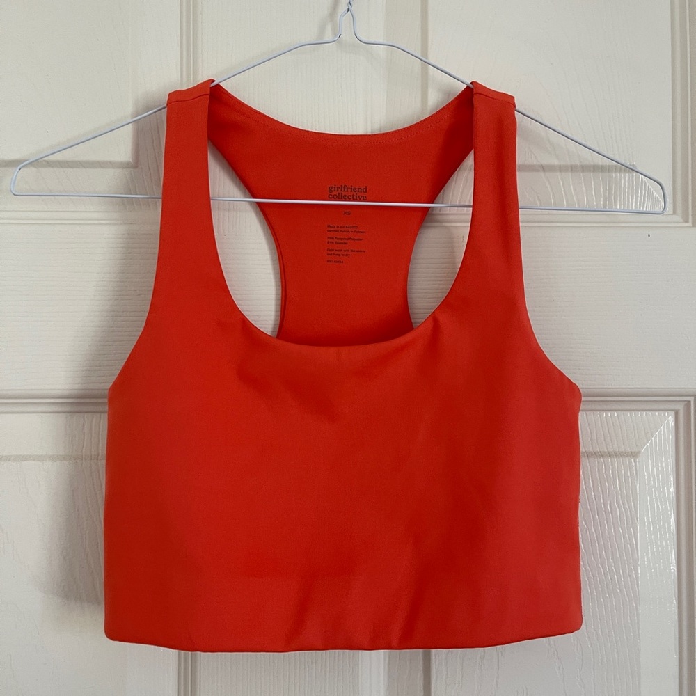 Girlfriend Collective Paloma Sports Bra (Coral)